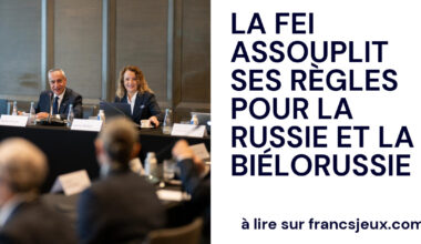 La FEI assouplit ses règles pour la Russie et la Biélorussie