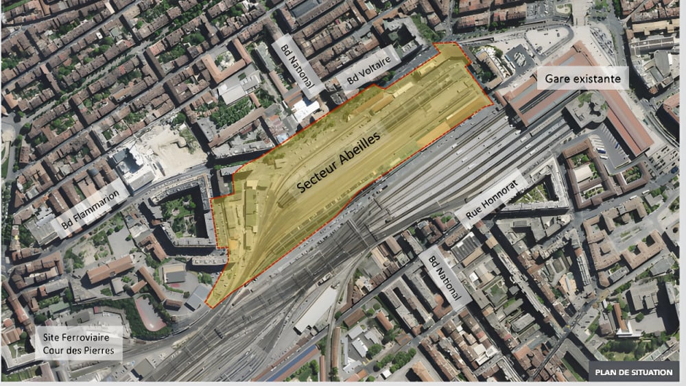 Logements sociaux, 700 places de parking… le nouveau "morceau de ville" prévu à côté de la future gare Saint-Charles à Marseille