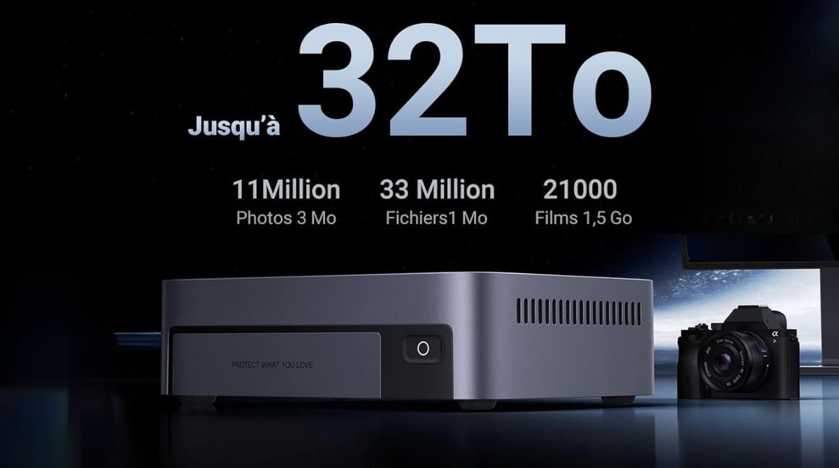 espace de stockage all-flash sur le NAS UGREEN DXP480T