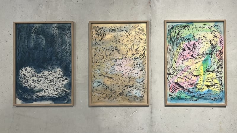 Estampes de l’artiste marseillaise Armelle de Sainte Marie.