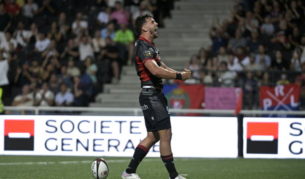 Ethan Dumortier a marqué son deuxième essai de la saison à Mayol. Photo d'archives Maxime Jegat