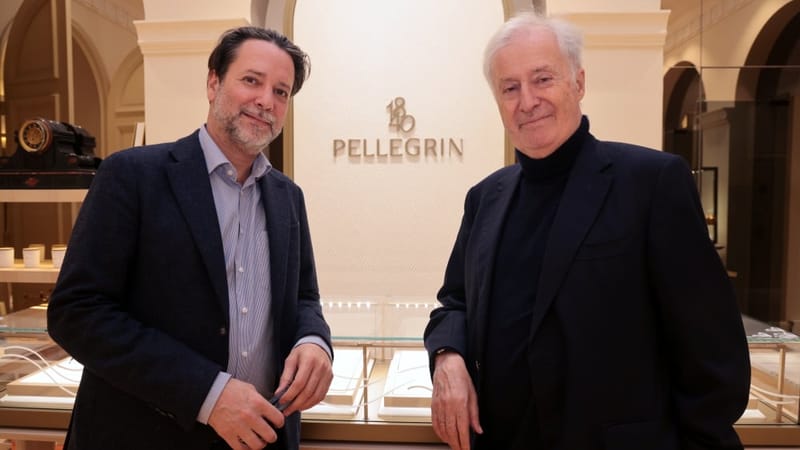 Arnaud et Jean-François Pellegrin à la maison Pellegrin, la veille de l'inauguration de l'exposition.