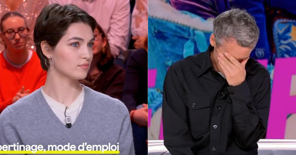 Anamaria Vartolomei désarçonne Yann Barthès en direct