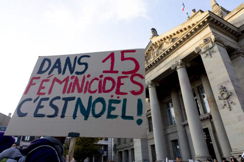 manifestation féministe Strasbourg