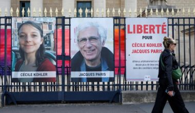 Le retour en France de Cécile Kohler et Jacques Paris suspendu au sort d’une Iranienne transférée à l’ambassade d’Iran à Paris