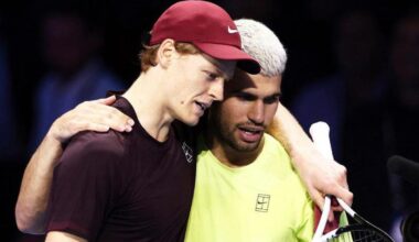 Dès début 2026, la place de numéro 1 mondial va continuer d'alimenter la rivalité entre Sinner et Alcaraz - L'Équipe