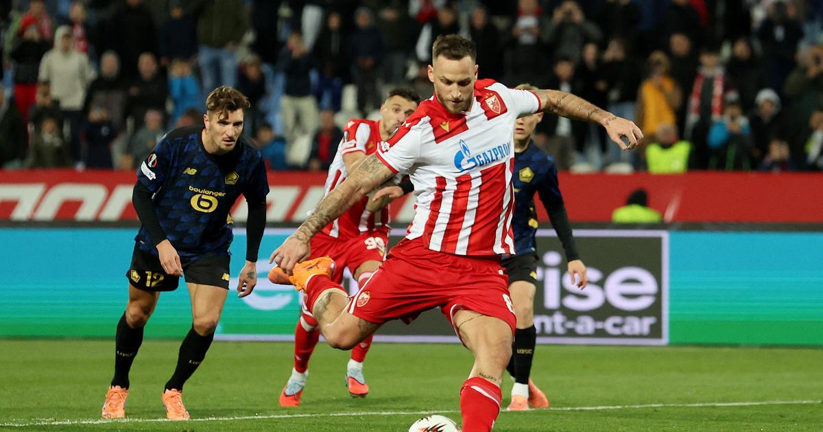 deux de chute pour Lille, battu sur le fil par l’Étoile Rouge