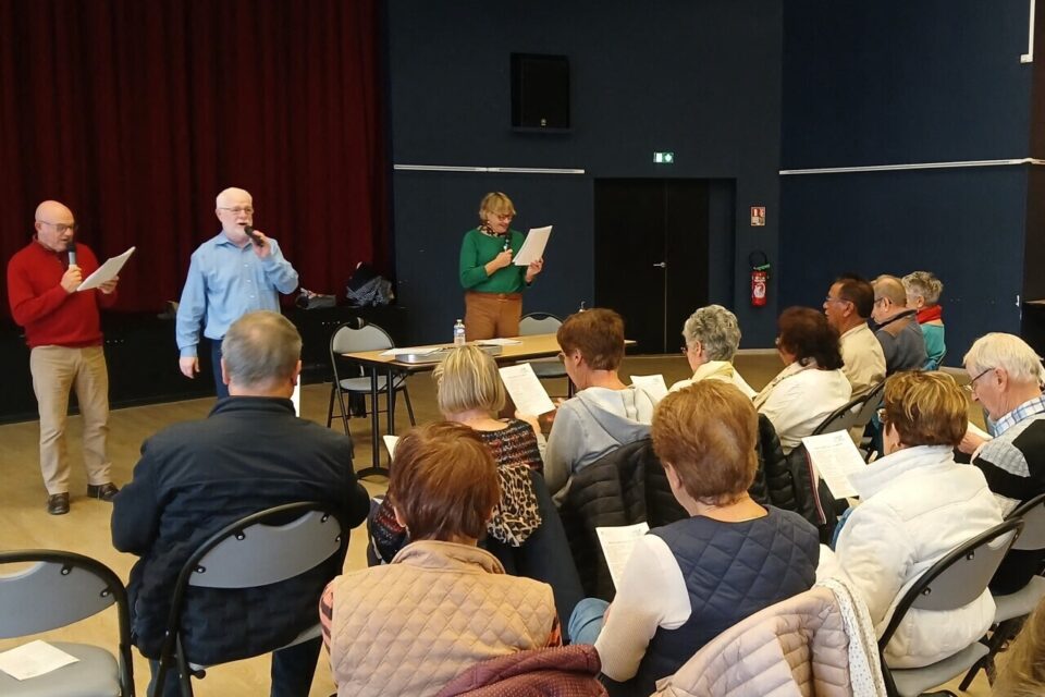 On a aussi chanté ensemble.