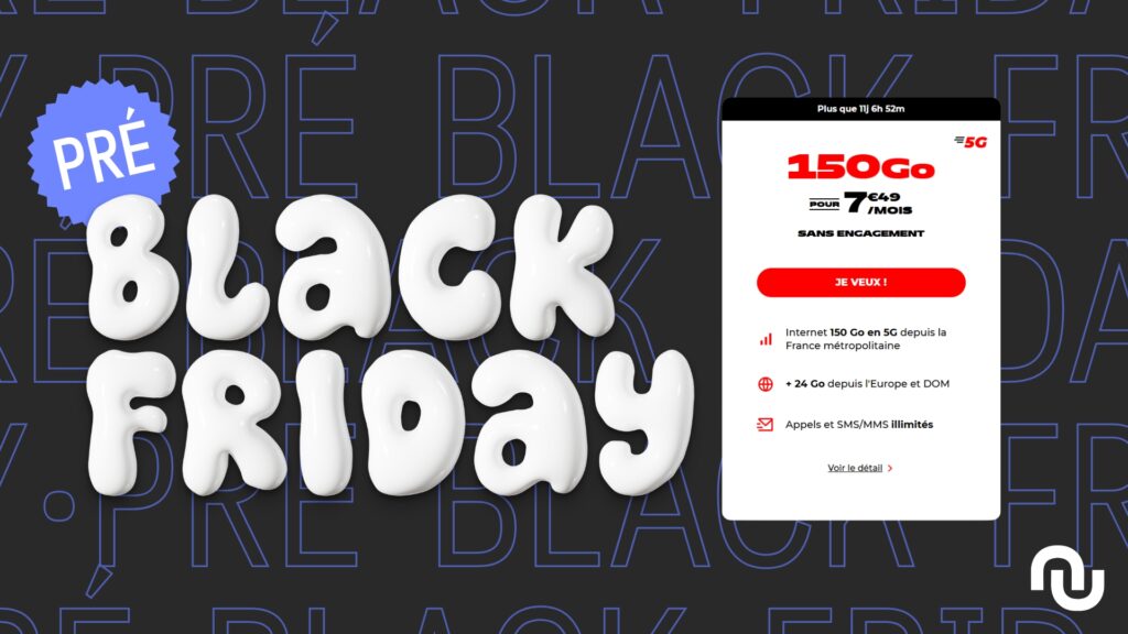 Forfait NRJ Mobile 150 Go en 5G