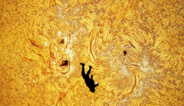 Un homme en chute-libre devant le Soleil : l’incroyable photo d’Andrew McCarthy