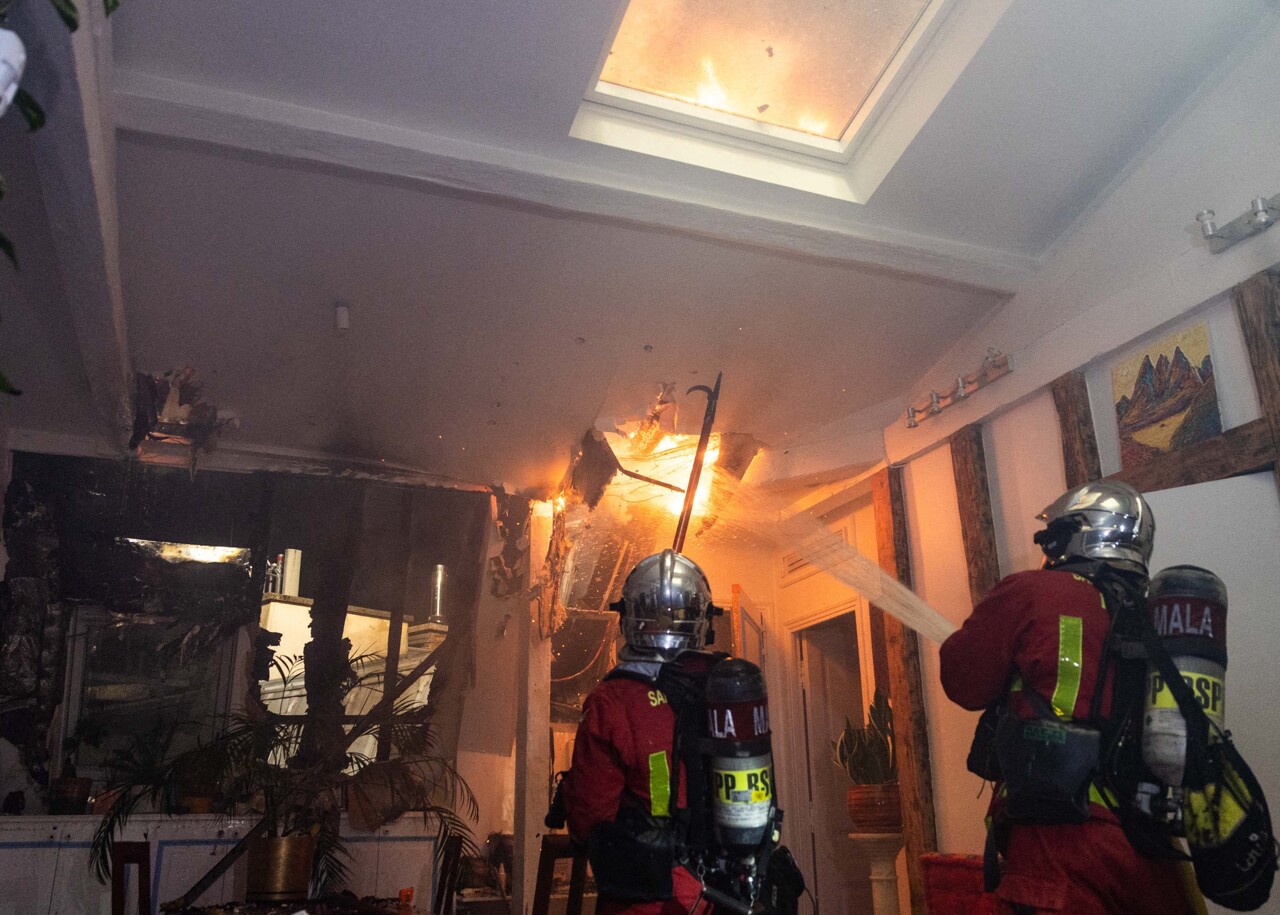 plus d'une centaine de pompiers mobilisés