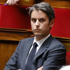 Le chef du groupe Ensemble pour la République (EPR), Gabriel Attal, à l'Assemblée nationale le 29 avril 2025.