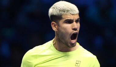 Carlos Alcaraz défiera Lorenzo Musetti ce jeudi. (Getty Images)