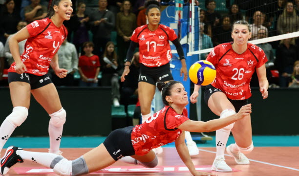 Gretell Moreno et les Mulhousiennes ont un genou à terre, mais vont se relever. Photo Antonin Utz