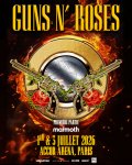 Guns N'Roses en concert les 1 et 3 juillet à Paris à l'Accor Arena ! Préparez-vous à réserver votre billet