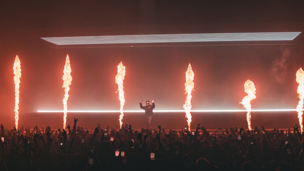 La star du rap belge, Hamza, a régalé ses 8 500 fans dans un Dôme bouillant à Marseille