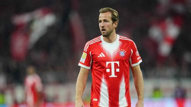 Harry Kane sous les couleurs du Bayern Munich, le 1er novembre 2025. - Ulrik Pedersen / NurPhoto / NurPhoto via AFP
