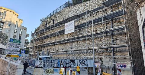 Des travaux à venir pour réhabiliter le mur du jardin de la colline Puget