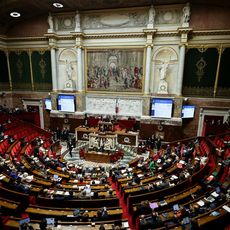 L'hémicyle de l'Assemblée nationale le 24 octobre 2025.