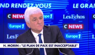 «C’est totalement inacceptable (...) pour les Ukrainiens (...) et les Européens», estime Hervé Morin