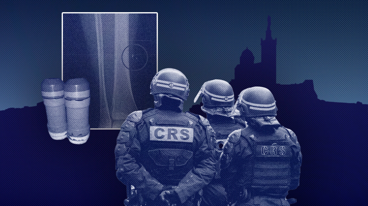 À Marseille, le dossier gelé d'une victime de violences policières