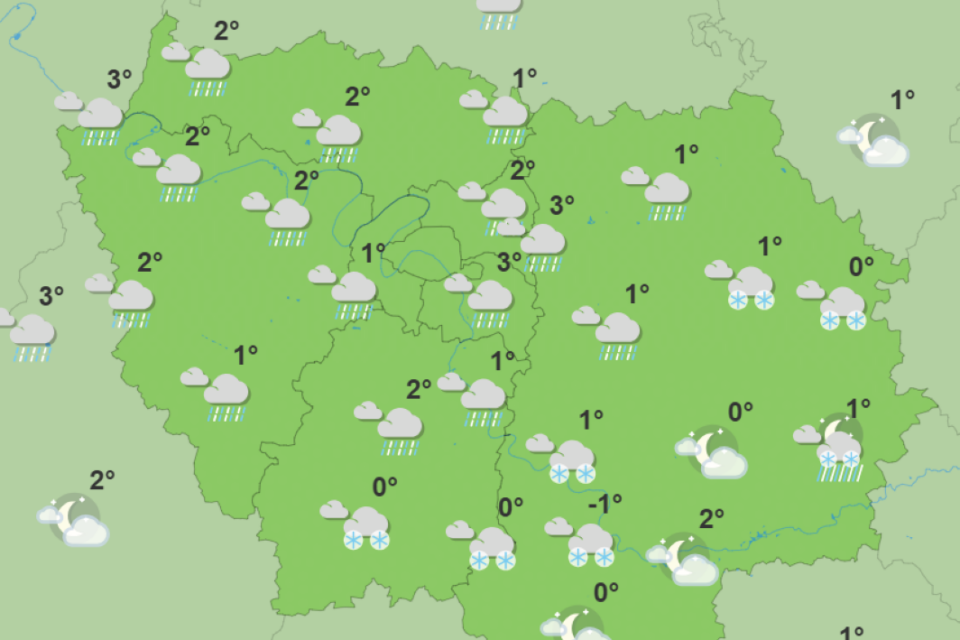 Les prévisions de Météo France pour samedi après-midi