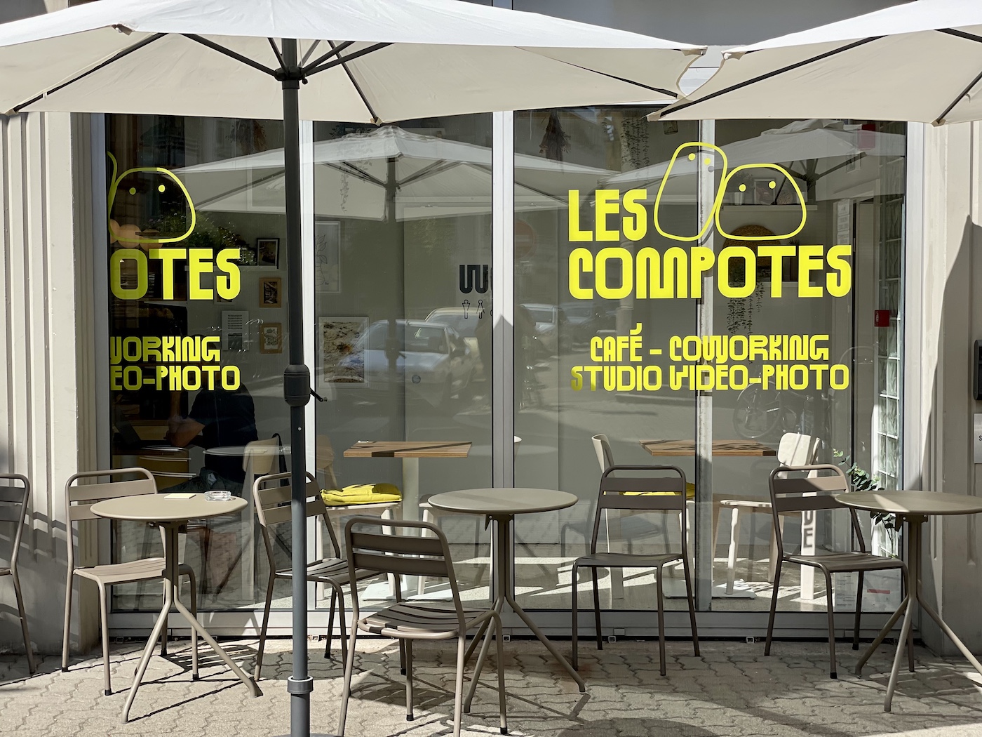 Les Compotes coffee shop coworking