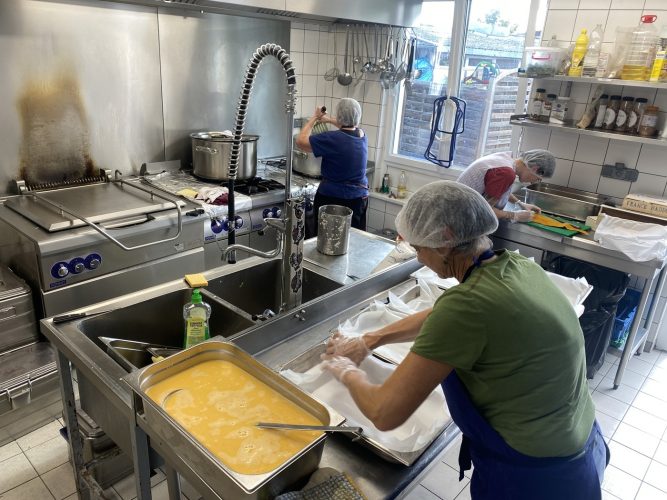 Préparation repas Abribus