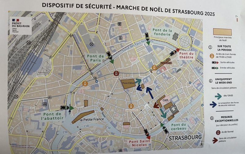 sécurité marché de noël