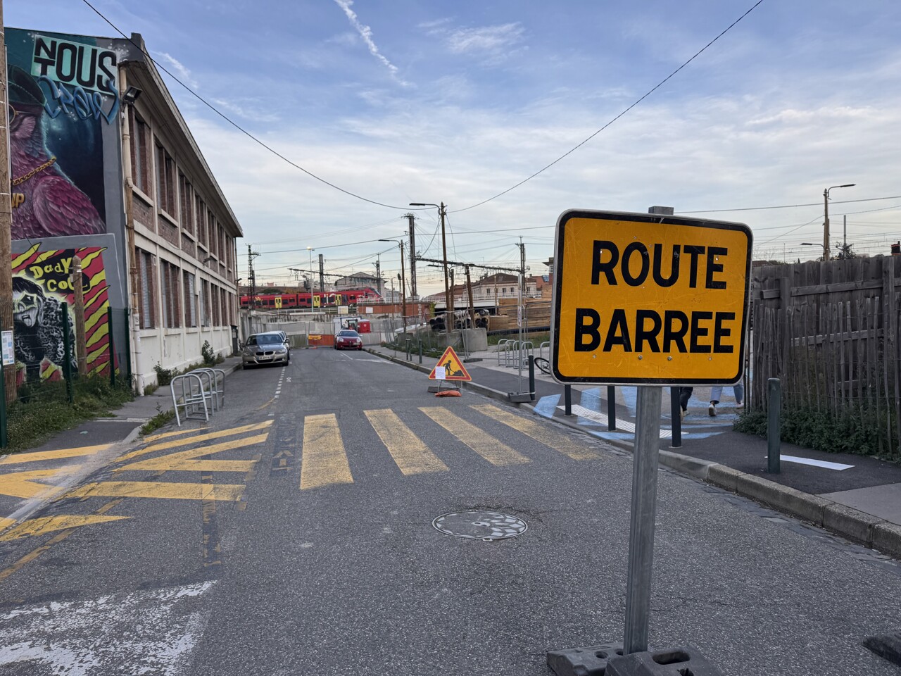 une nouvelle rue fermée à la circulation durant plusieurs jours