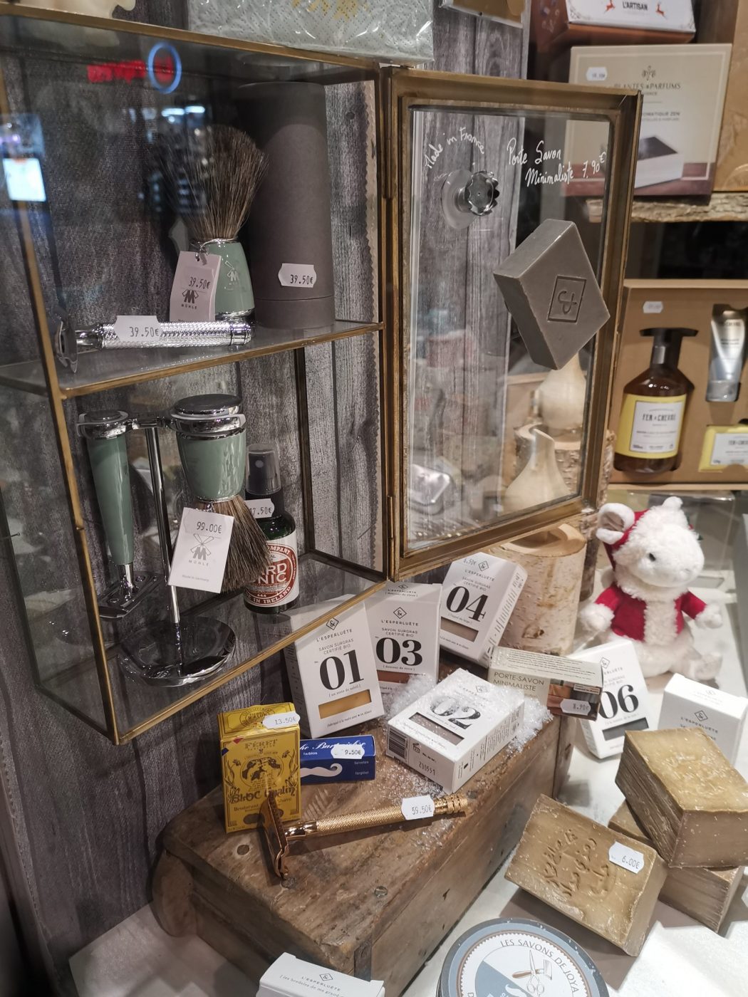 La Droguerie du Cygne + esperluète + rasoir + zéro déchet + savon