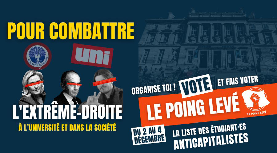 ne laissons aucune place dans les conseils à l'UNI et la Cocarde !