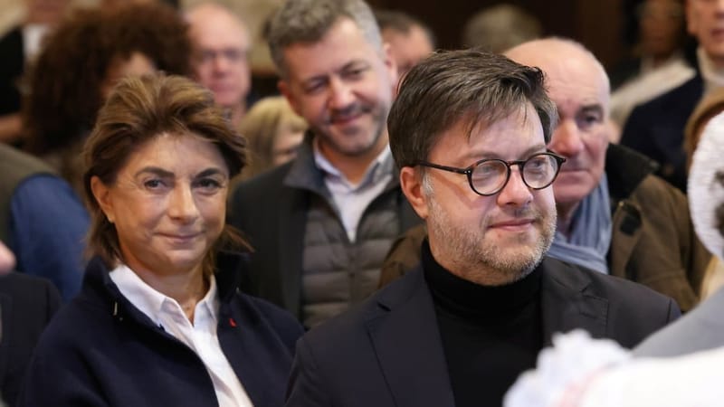 Avant d’inaugurer la Foire, Martine Vassal, Franck Allisio et Benoît Payan avaient assisté à la traditionnelle messe des santonniers.