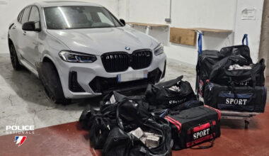 © Police nationale - Un des véhicules ayant servi au go-fast mis en échec par l’Ofast