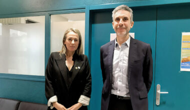 © Laurie Joanou - Me Alain Courtet et Me Adeline Martinon, référents immobiliers pour la Chambre interdépartementale des notaires de la Cour d’appel de Lyon.