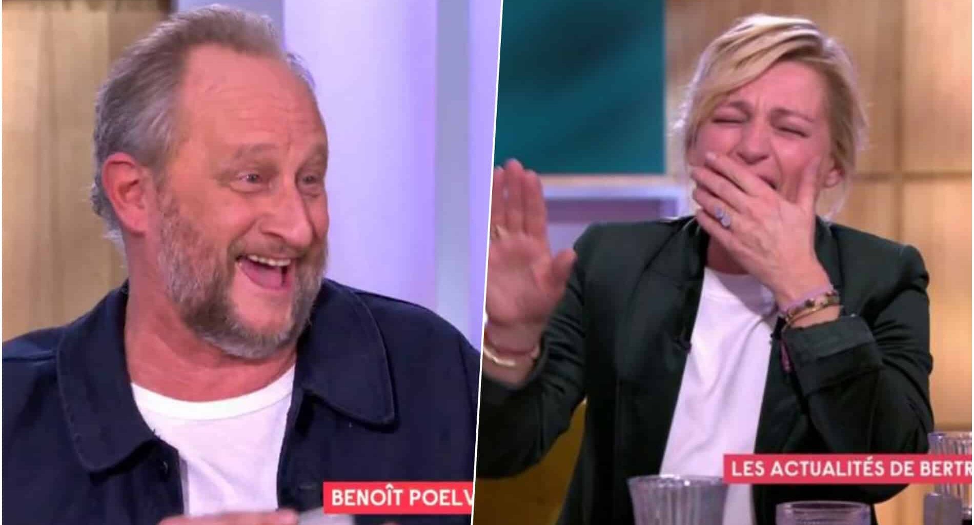 "Tout du c*l…" : Anne-Elisabeth Lemoine dérape face à Benoît Poelvoorde dans "C à vous"
