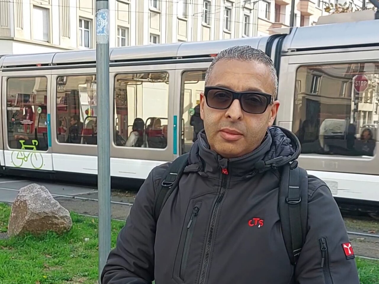 VIDÉO. Khalid Taleb sera le premier conducteur du tram ouest à Strasbourg : "J'ai hâte d'y être"