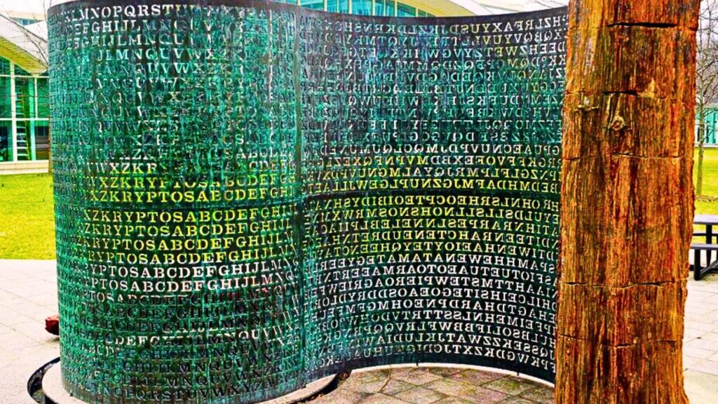 Kryptos reste un mystère depuis 35 ans. // Source : CIA