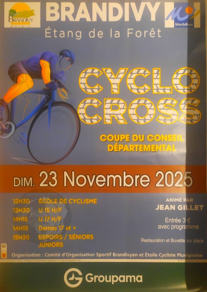 La Forêt Brandivy 23 novembre 2025 infos de cyclo-cross 0