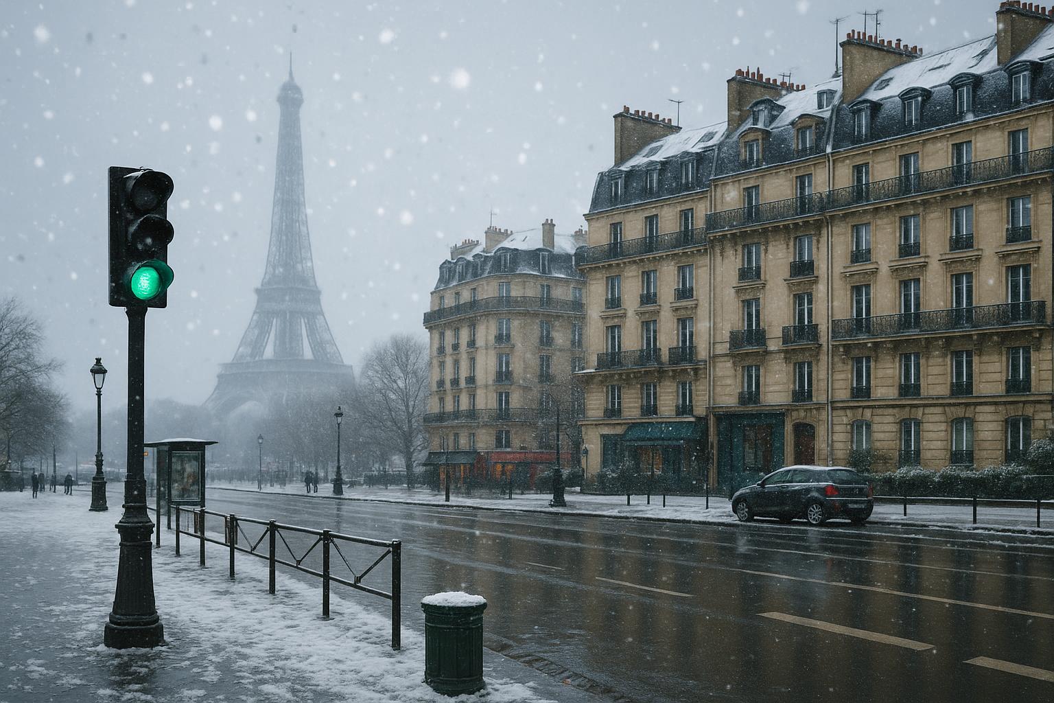 c'est confirmé la neige s'installe, les prévisions de Météo France pour les jours à venir