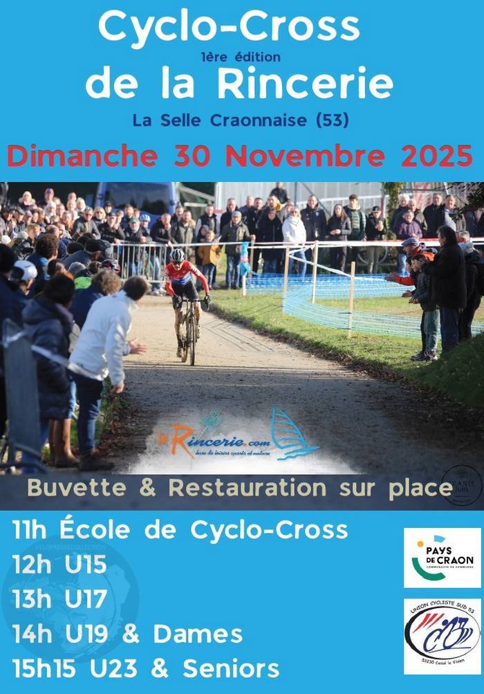 La Selle Craonnaise 30 novembre 2025 infos de cyclo-cross
