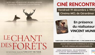 « Le chant des forêts » (dès 8 ans) en présence du réalisateur Vincent Munier