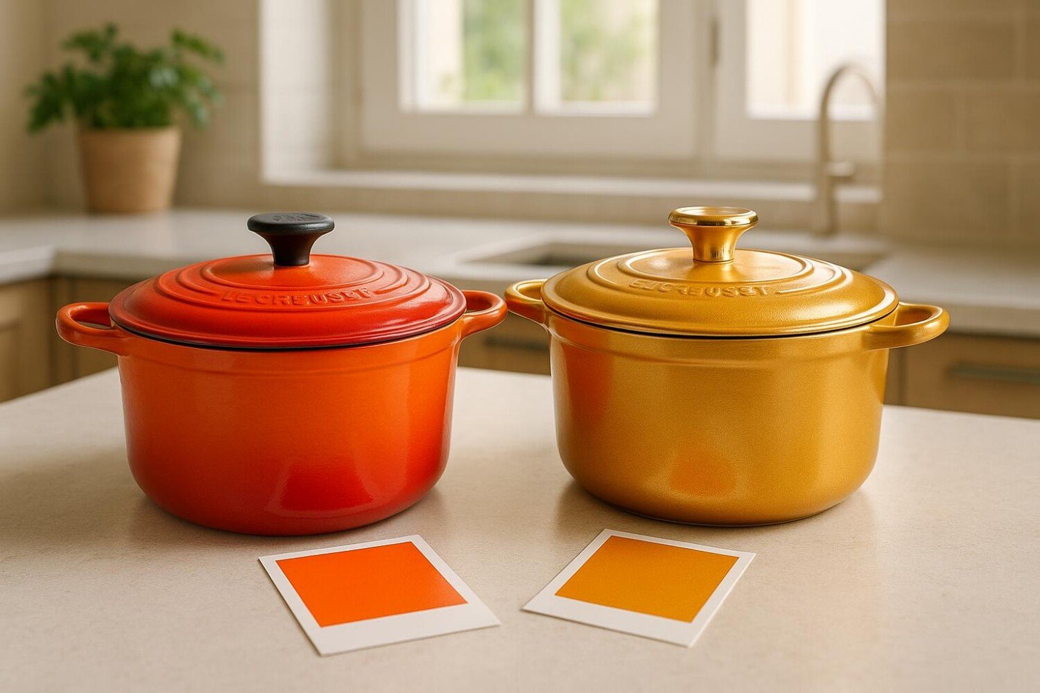 Le Creuset et Pantone dévoilent deux cocottes en fonte collector
