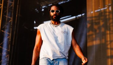 Le rappeur Damso en concert à Marseille en avril 2026