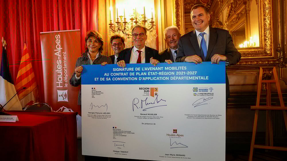 à Marseille, le ministre des Transports acte 1,8 milliard pour la région