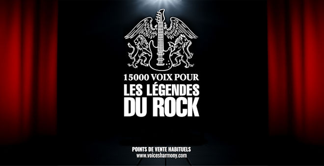 Concert "Les Légendes du Rock" au Zénith de Lille le 31 janvier 2026 & au Sceneo de Longuenesse le 01 février 2026