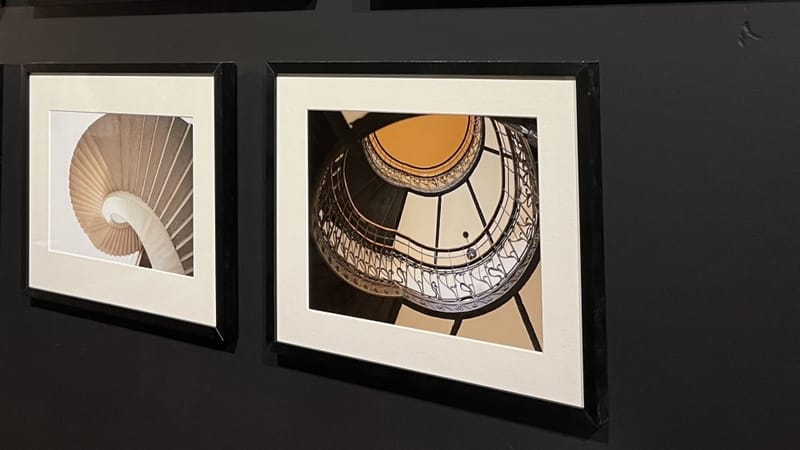 Les escaliers comme des coquillages de la photographe Anne-Sophie Nival.