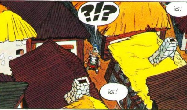 Les fameuses traboules de Lugdunum. Capture Astérix Le Tour de Gaule