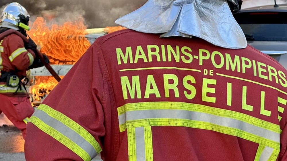 Incendie dans un bâtiment d'habitation de 4 étages aux Balustres, dans le 13e arrondissement de Marseille