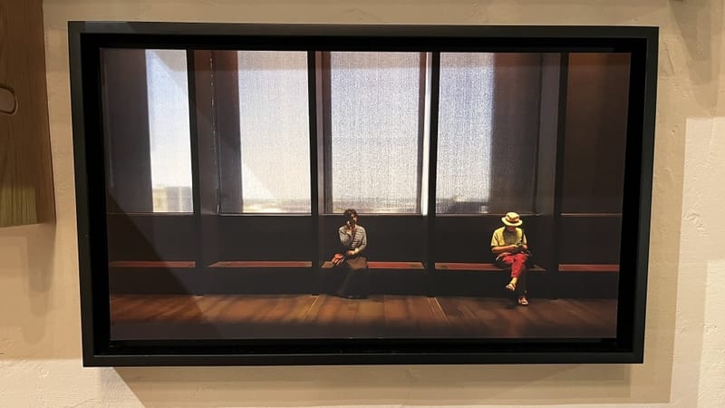 Les photos de Valérie Boyer qui rendent hommage aux peintures de Hopper.